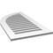 Ekena Millwork Quarter Round Top Left Surface Mount PVC Gable Vent w/ 3-1/2"W x 1"P Standard Frame, 22"W x 42"H GVPQL22X4201SF - alternate 5